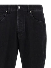 Givenchy Black Cotton Straight-Leg Jeans