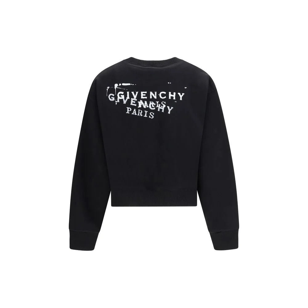 Givenchy Black Cotton Sweatshirt
