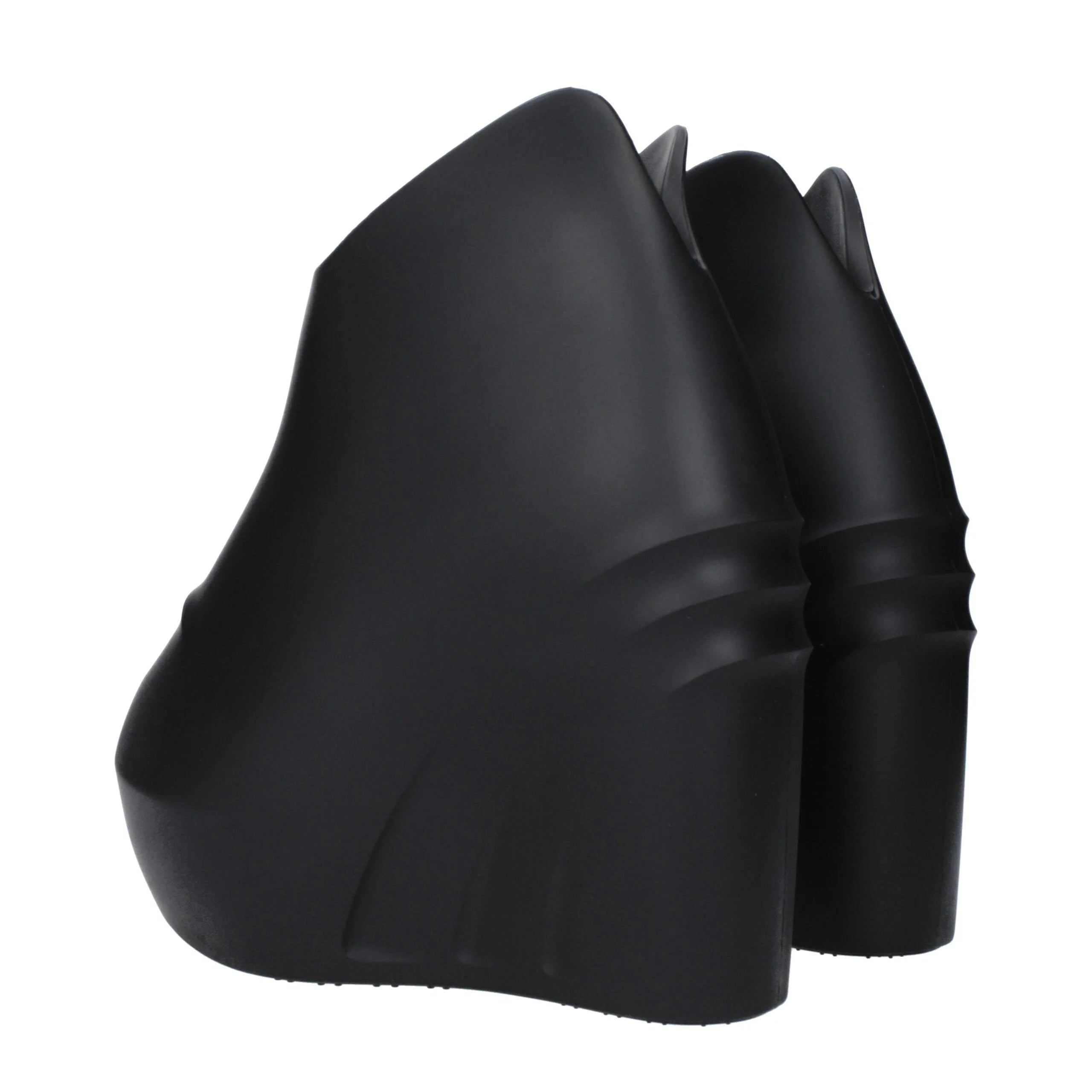 Givenchy Black Cotton Wedges Sandals