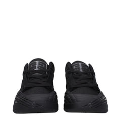 Givenchy Black Fabric Low Top Sneakers