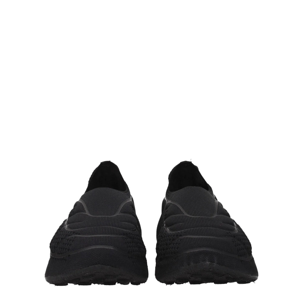 Givenchy Black Fabric Slip-On Loafers - Flats