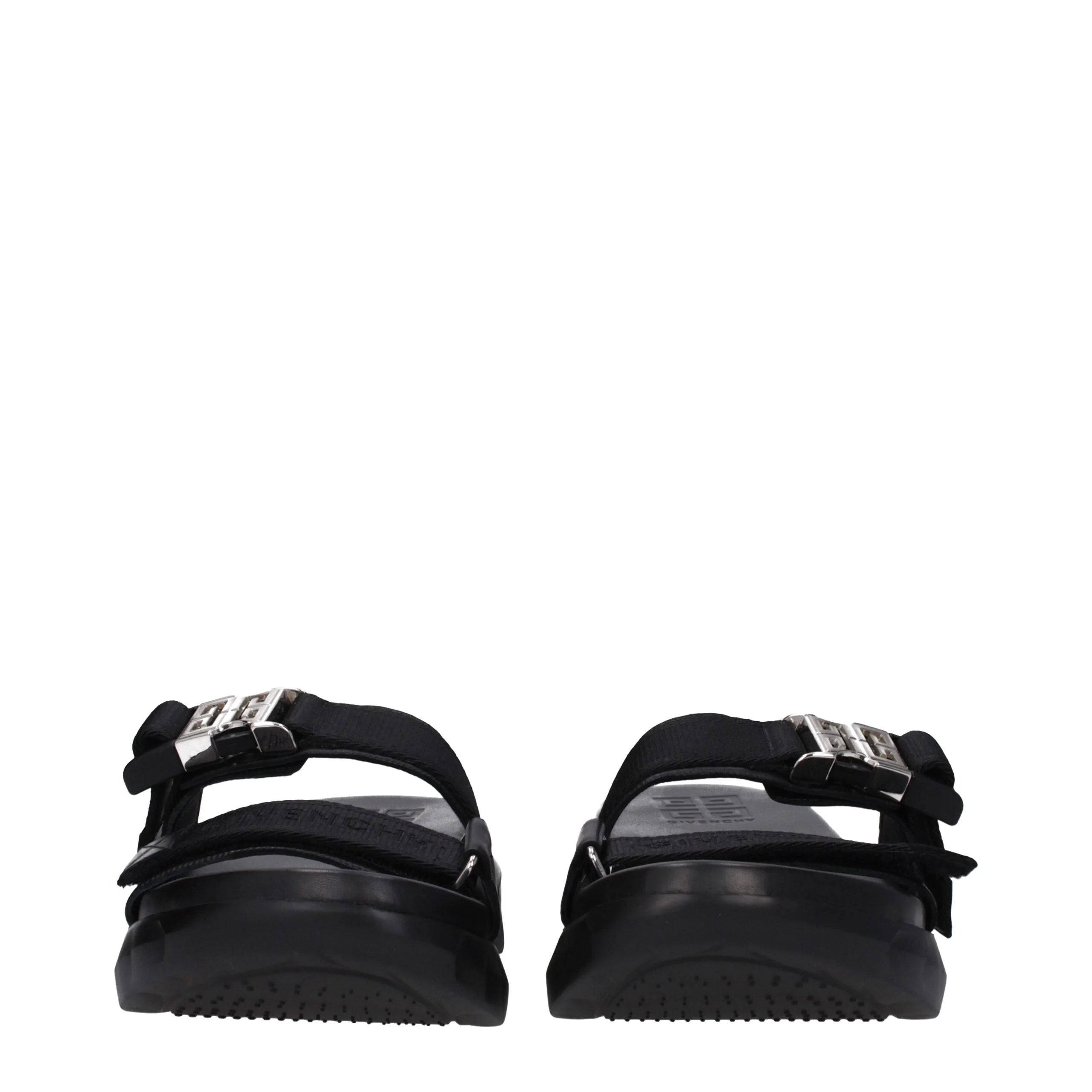 Givenchy Black Fabric Slippers Sandals - EU40/US7