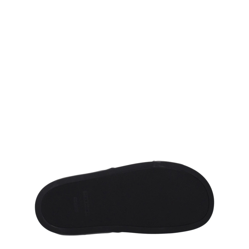 Givenchy Black Fabric Slippers Sandals - EU40/US7