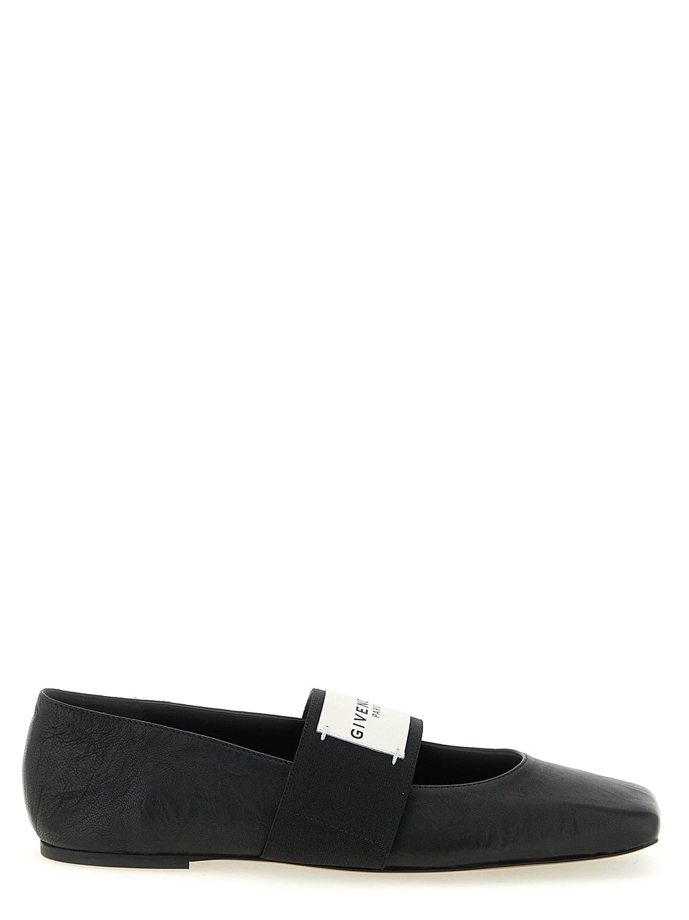 Givenchy Black Lamb Leather Ballet Flats