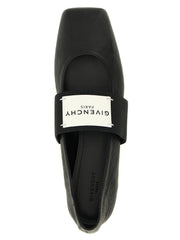Givenchy Black Lamb Leather Ballet Flats