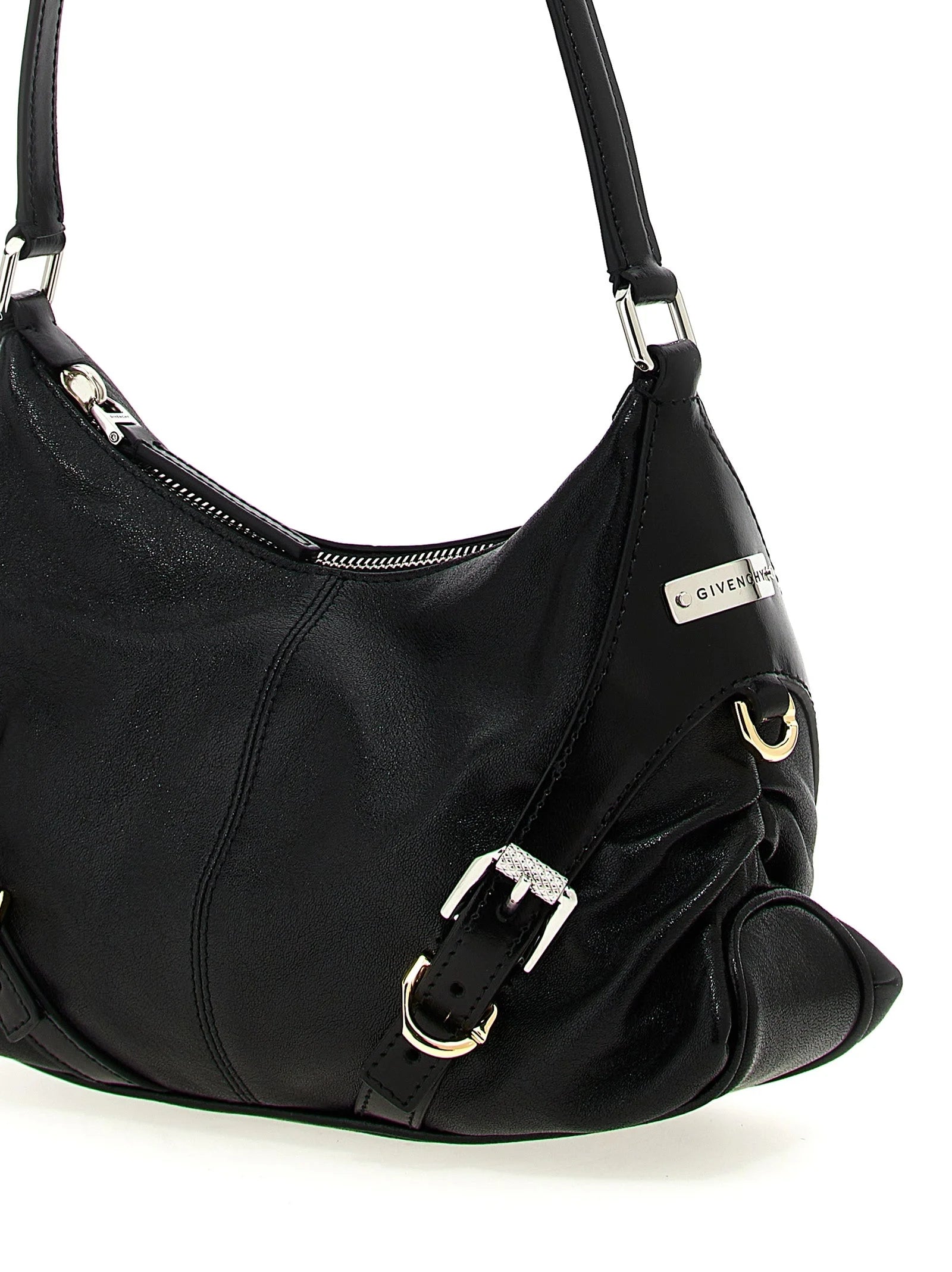 Givenchy Black Lamb Leather Shoulder Bag