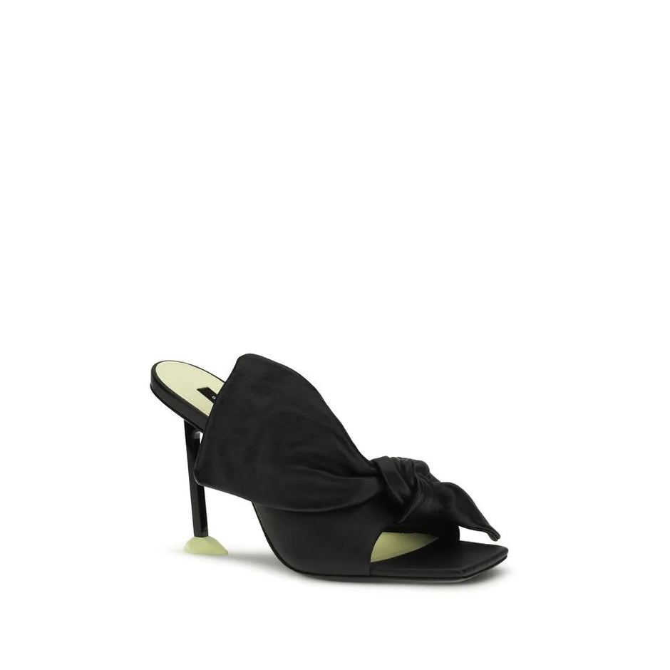 Givenchy Svarte Lamb Ovis Aries Sandaler