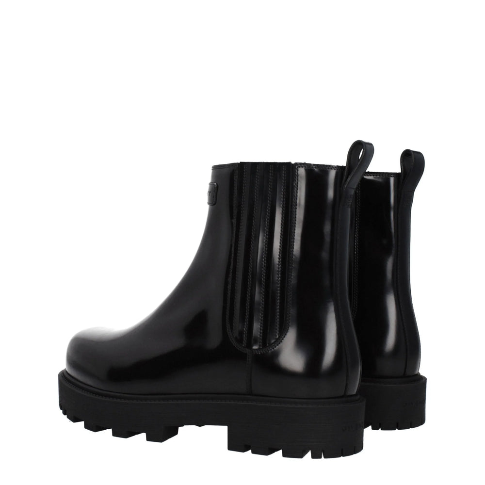 Givenchy Black Leather Ankle Boots - Boots