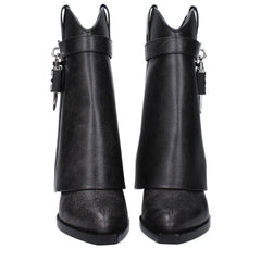 Givenchy Black Leather Ankle Boots