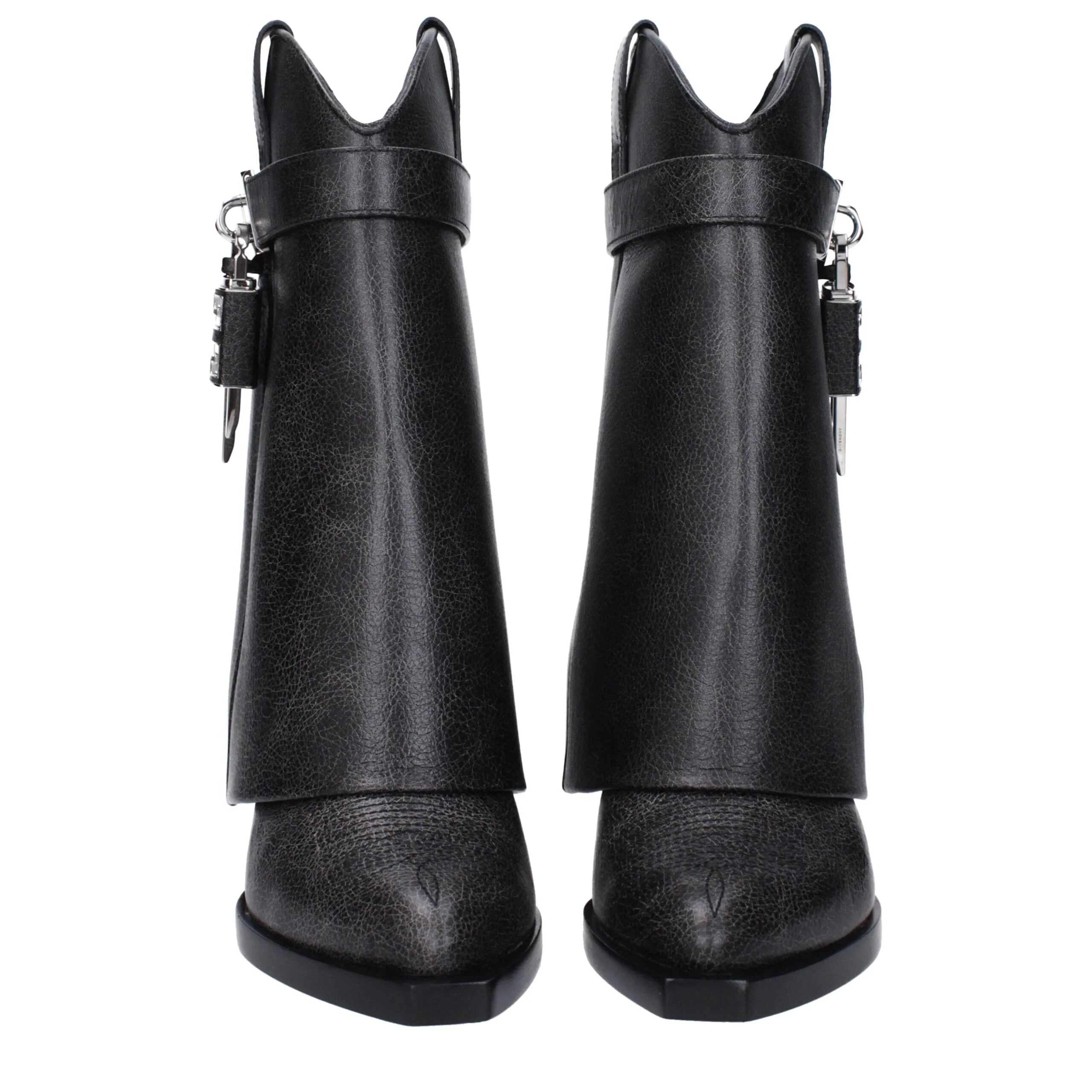 Givenchy Black Leather Ankle Boots
