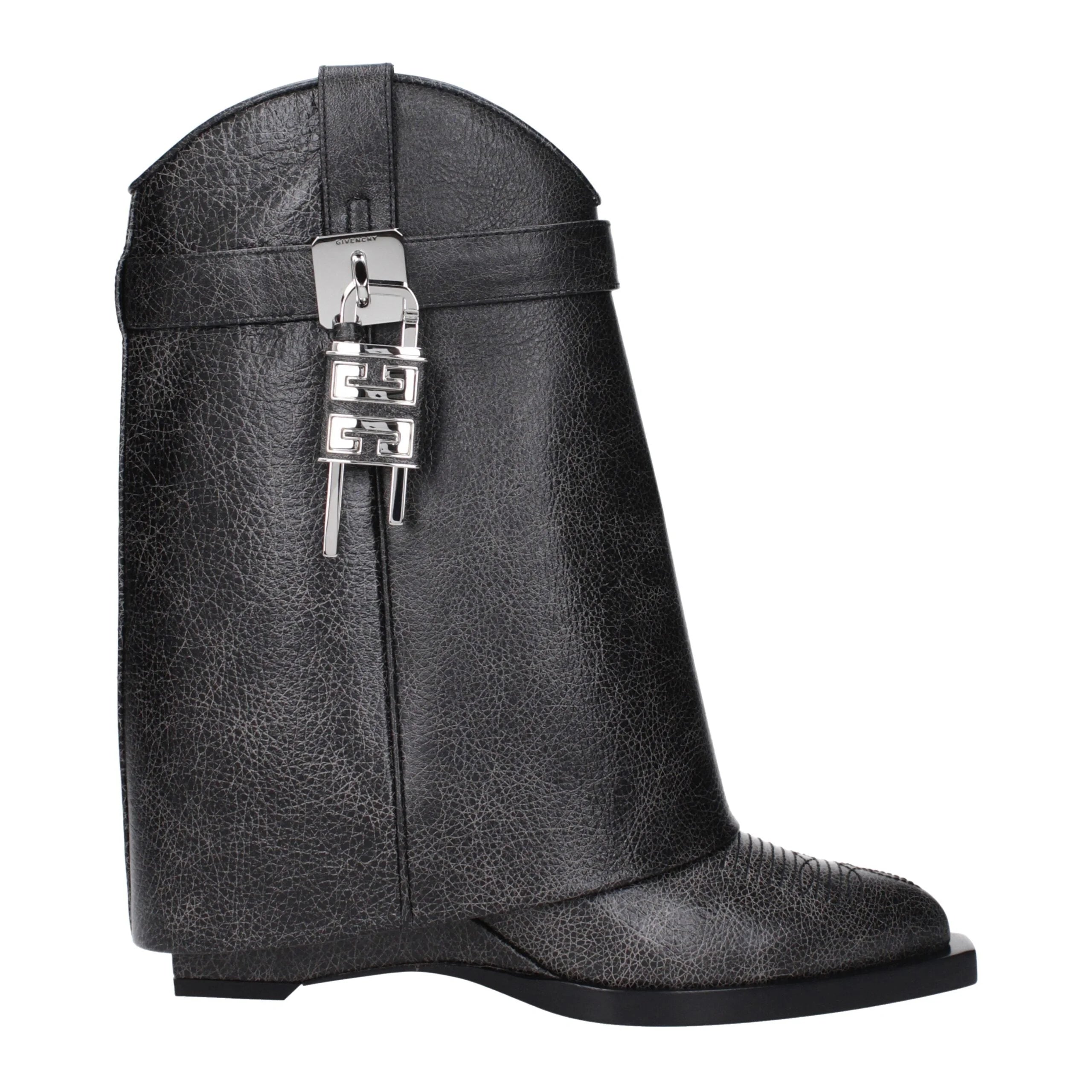 Givenchy Black Leather Ankle Boots - Boots