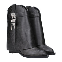 Givenchy Black Leather Ankle Boots - Boots