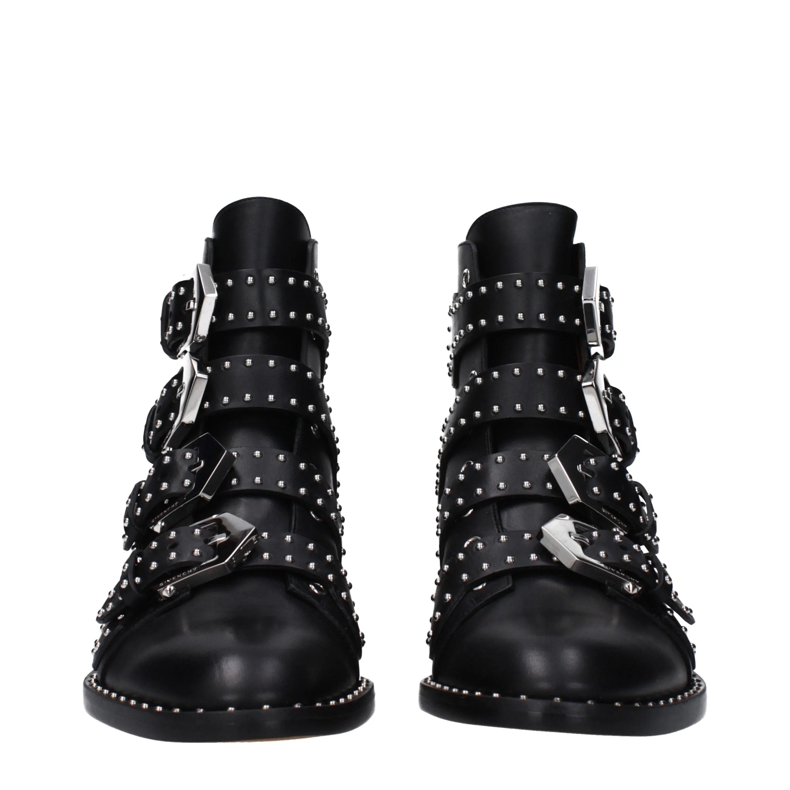 Givenchy Black Leather Ankle Boots - EU35/US5