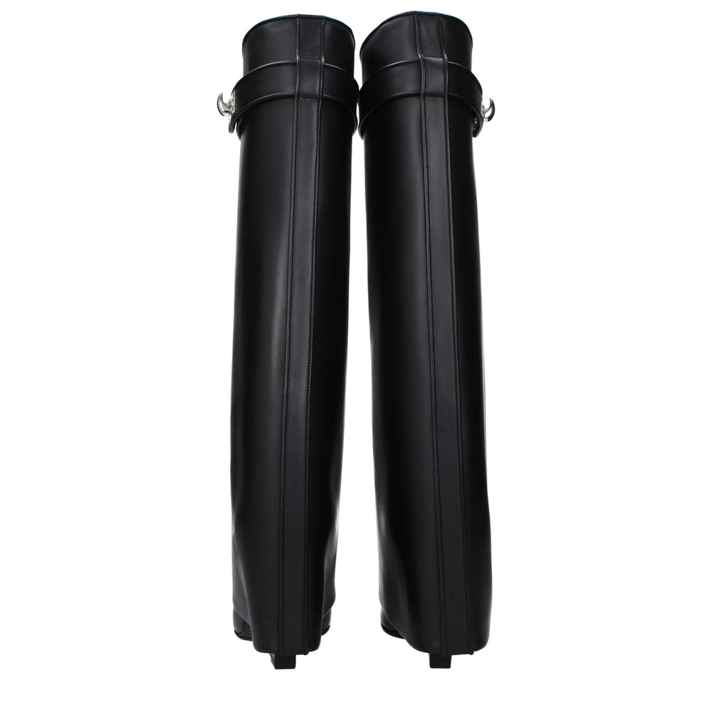 Givenchy Black Leather Boots - EU35/US5