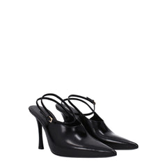 Givenchy Black Leather High Heel Pumps