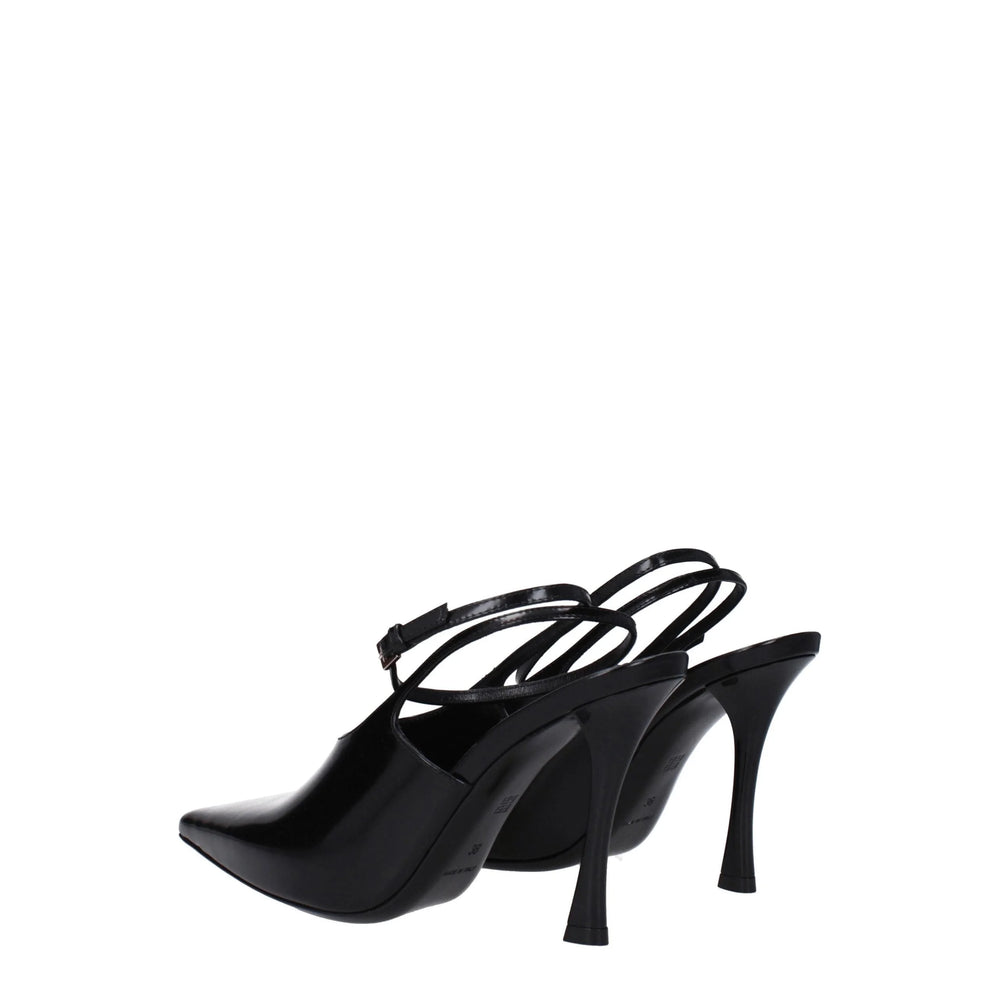 Givenchy Black Leather High Heel Pumps - Heels