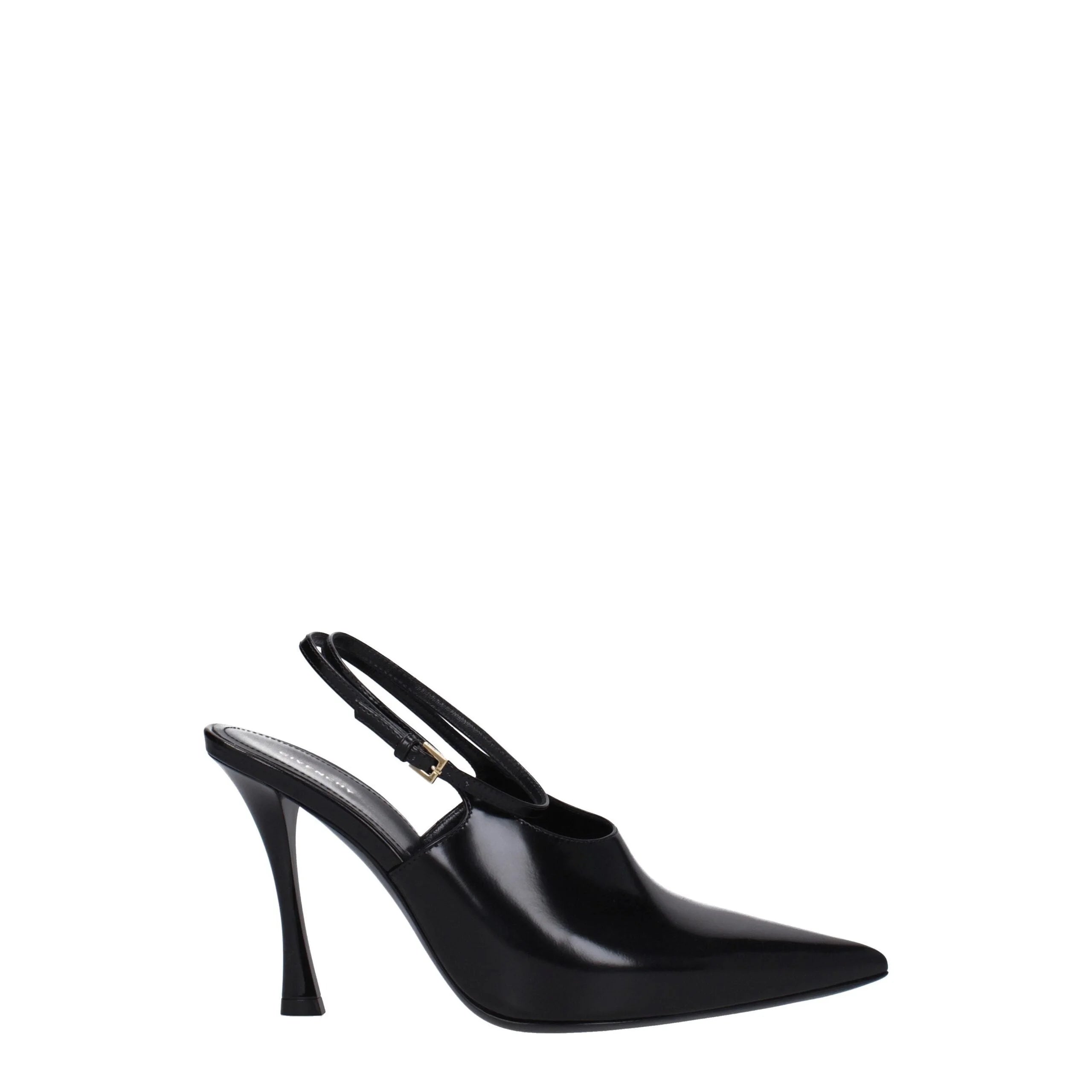 Givenchy Black Leather High Heel Pumps - Heels