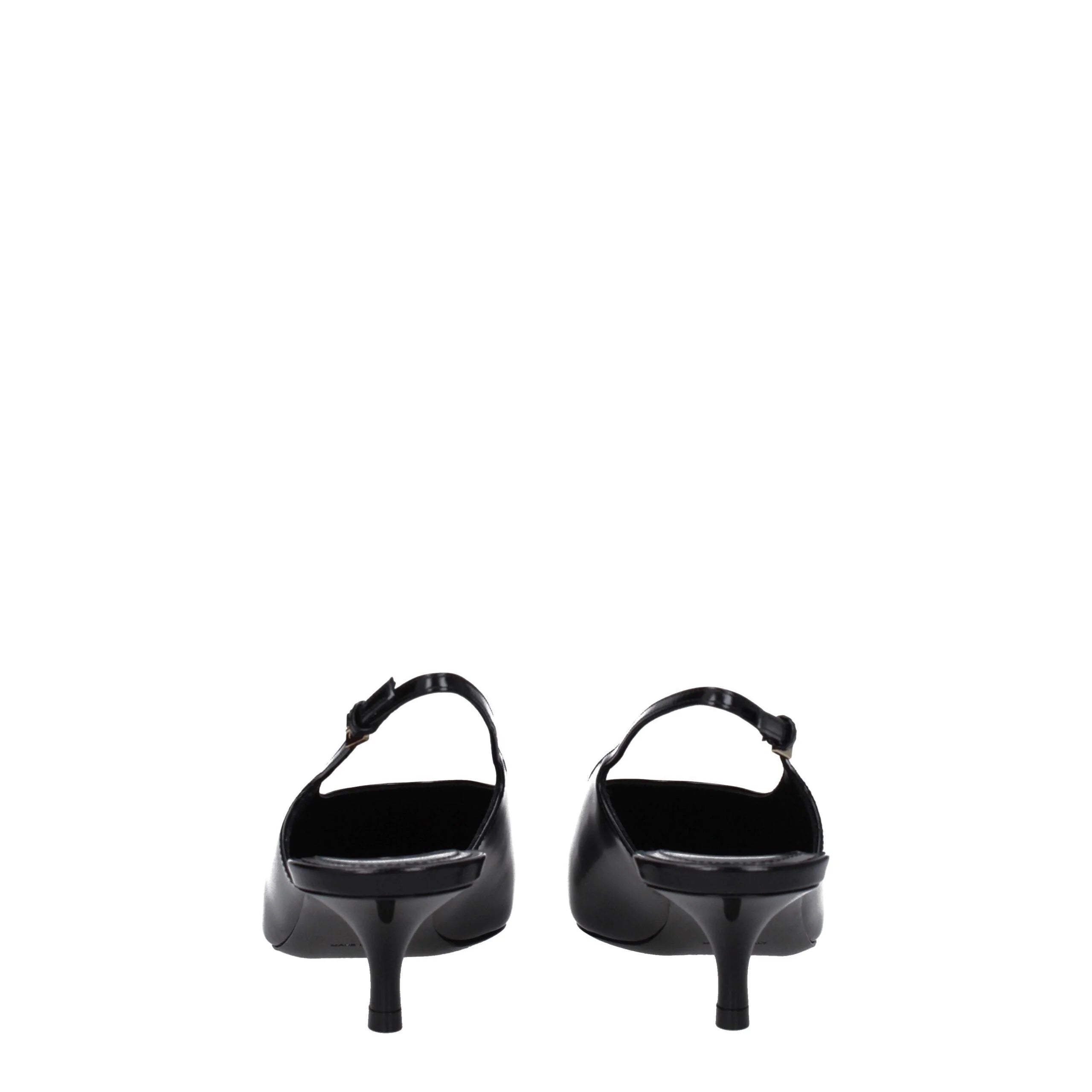 Givenchy Black Leather Mid Heel Pumps - EU36/US6 - Heels