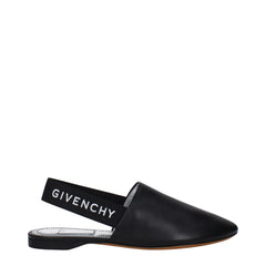 Givenchy Black Leather Mules - EU35/US5