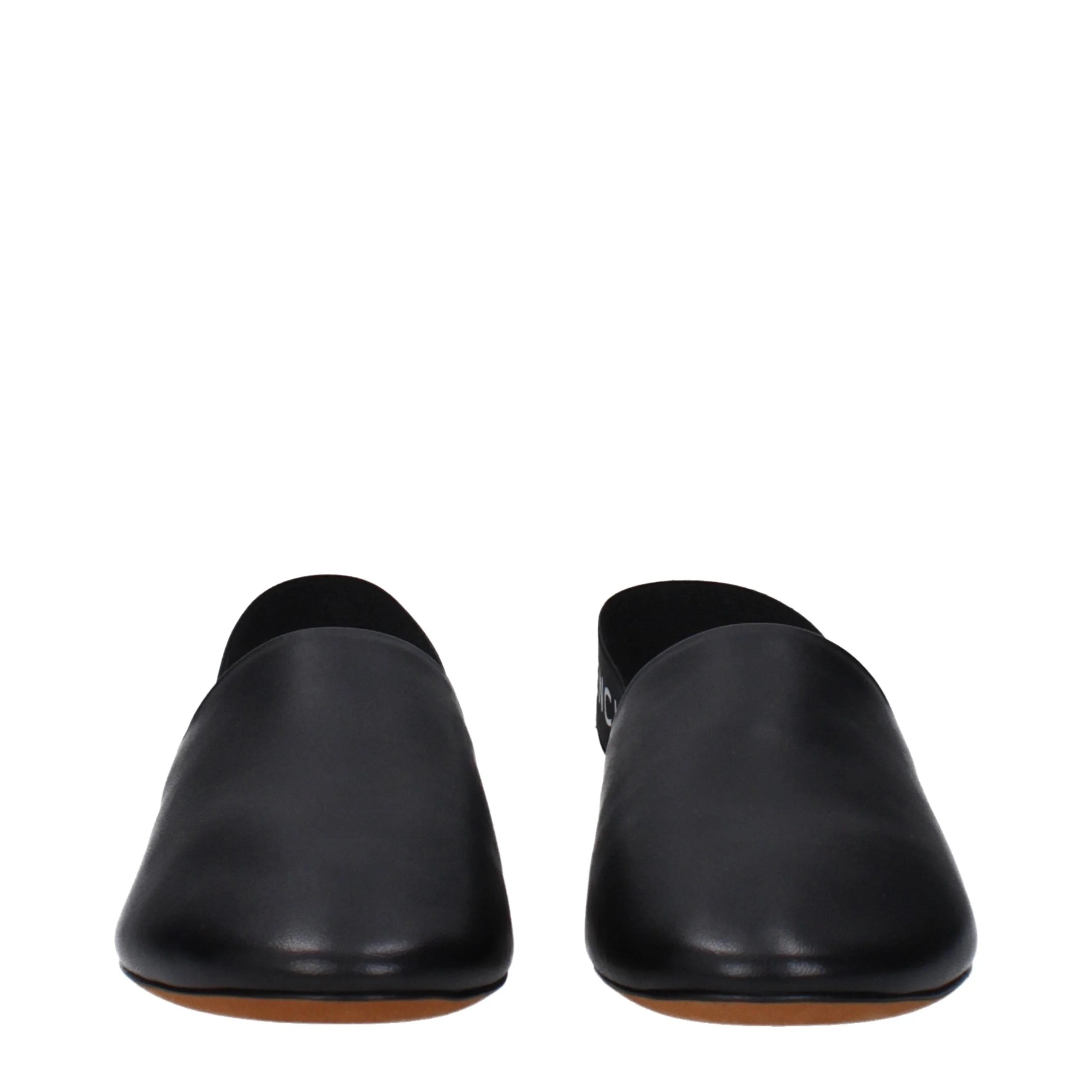 Givenchy Black Leather Mules - EU35/US5