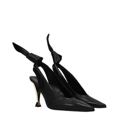 Escarpins en cuir noir Givenchy