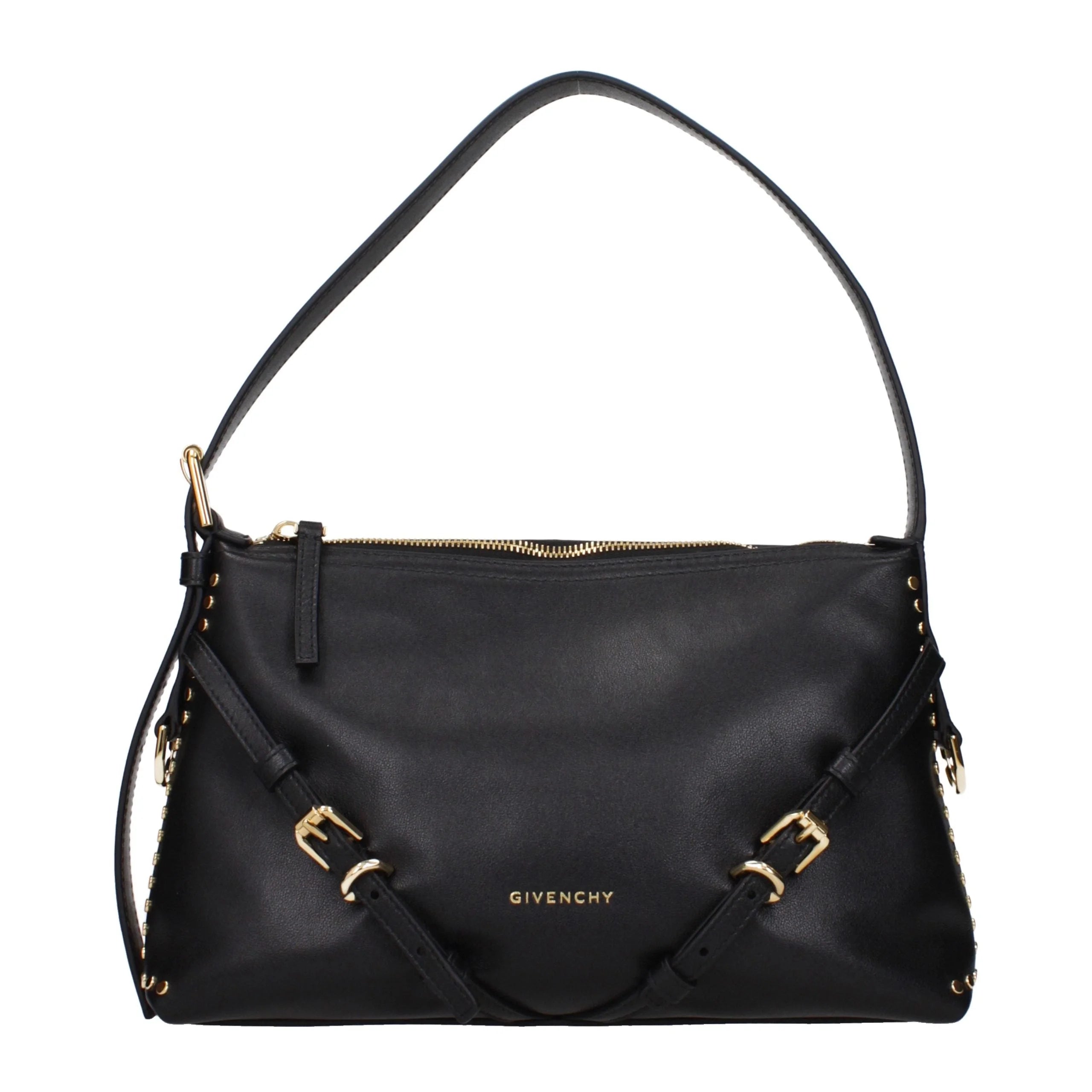 Givenchy Black Leather Shoulder Bag