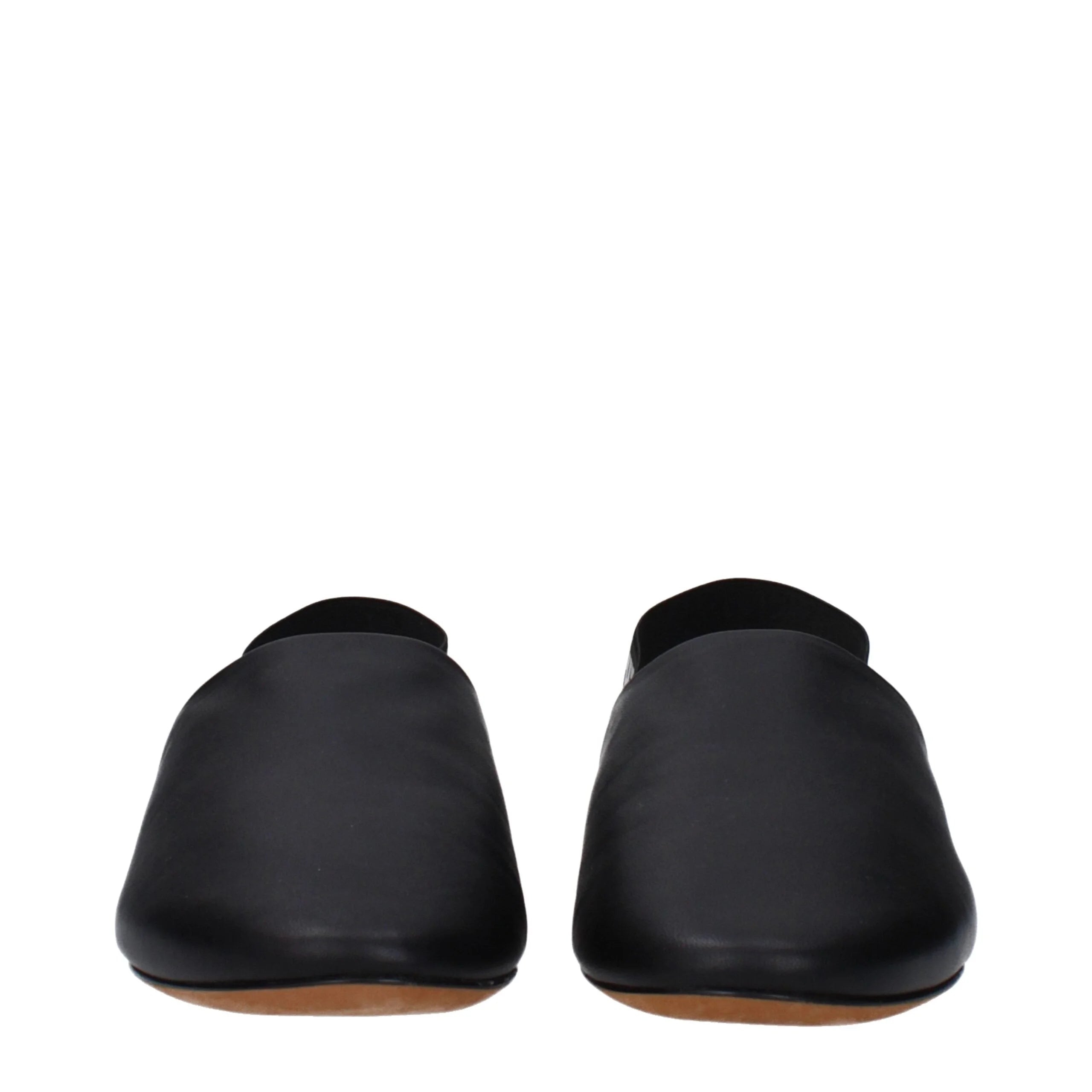 Givenchy Black Leather Slides - EU35/US5 - Sandals