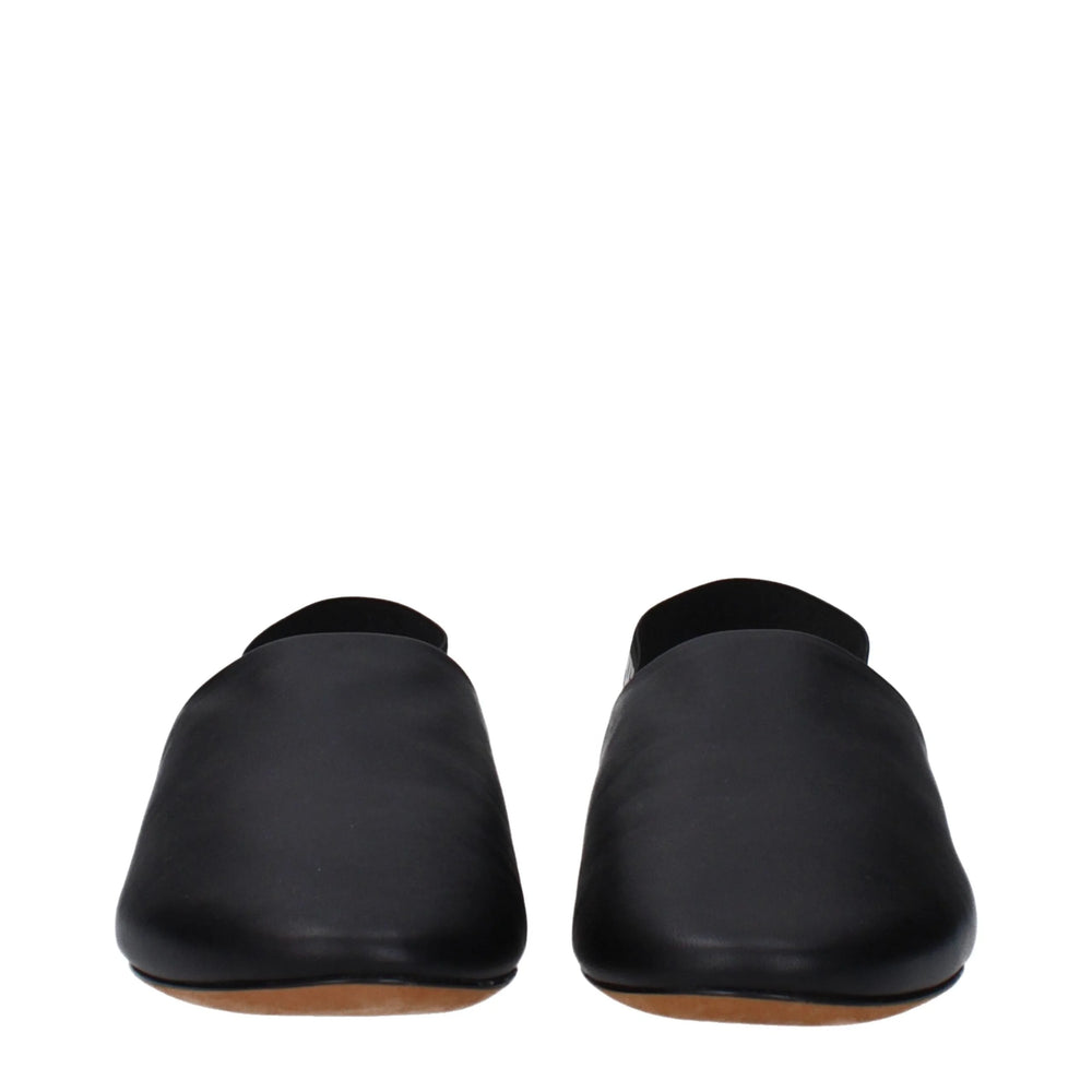 Givenchy Black Leather Slides - EU35/US5 - Sandals