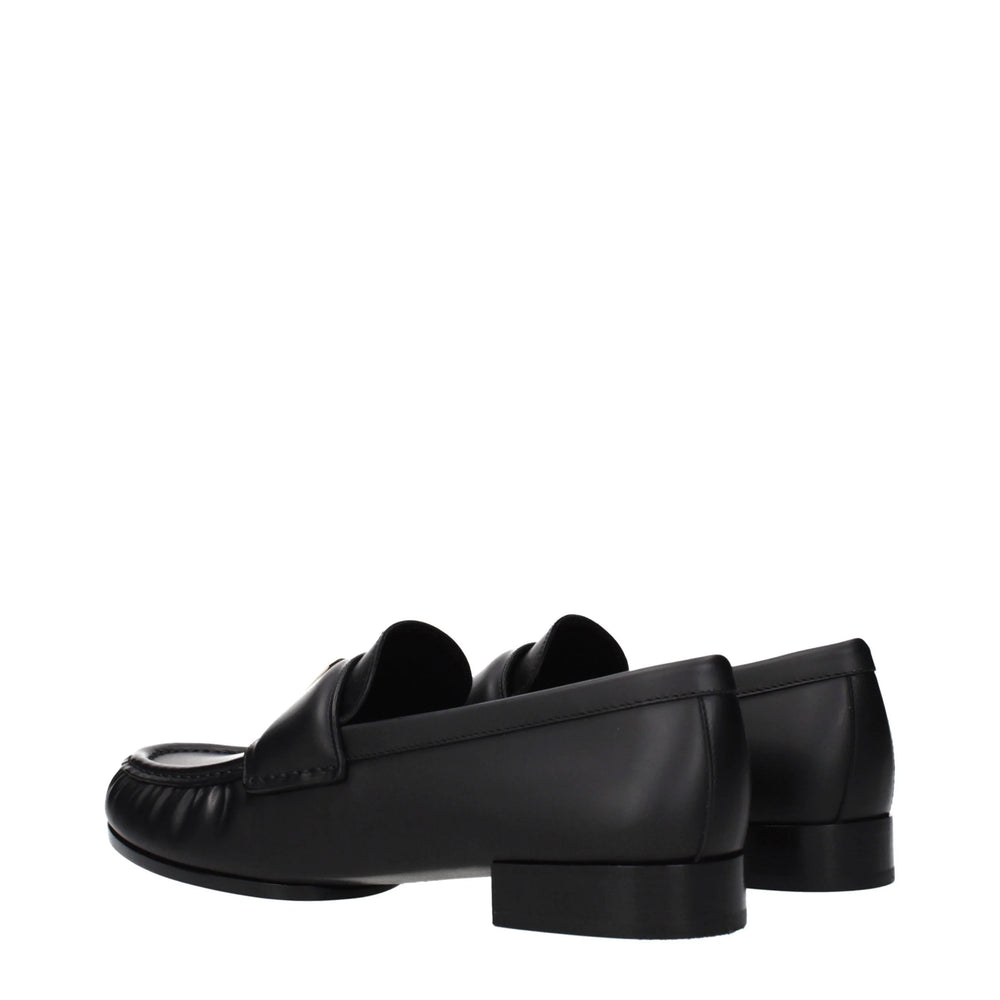 Givenchy Fekete bőrön készült csúszó cipő