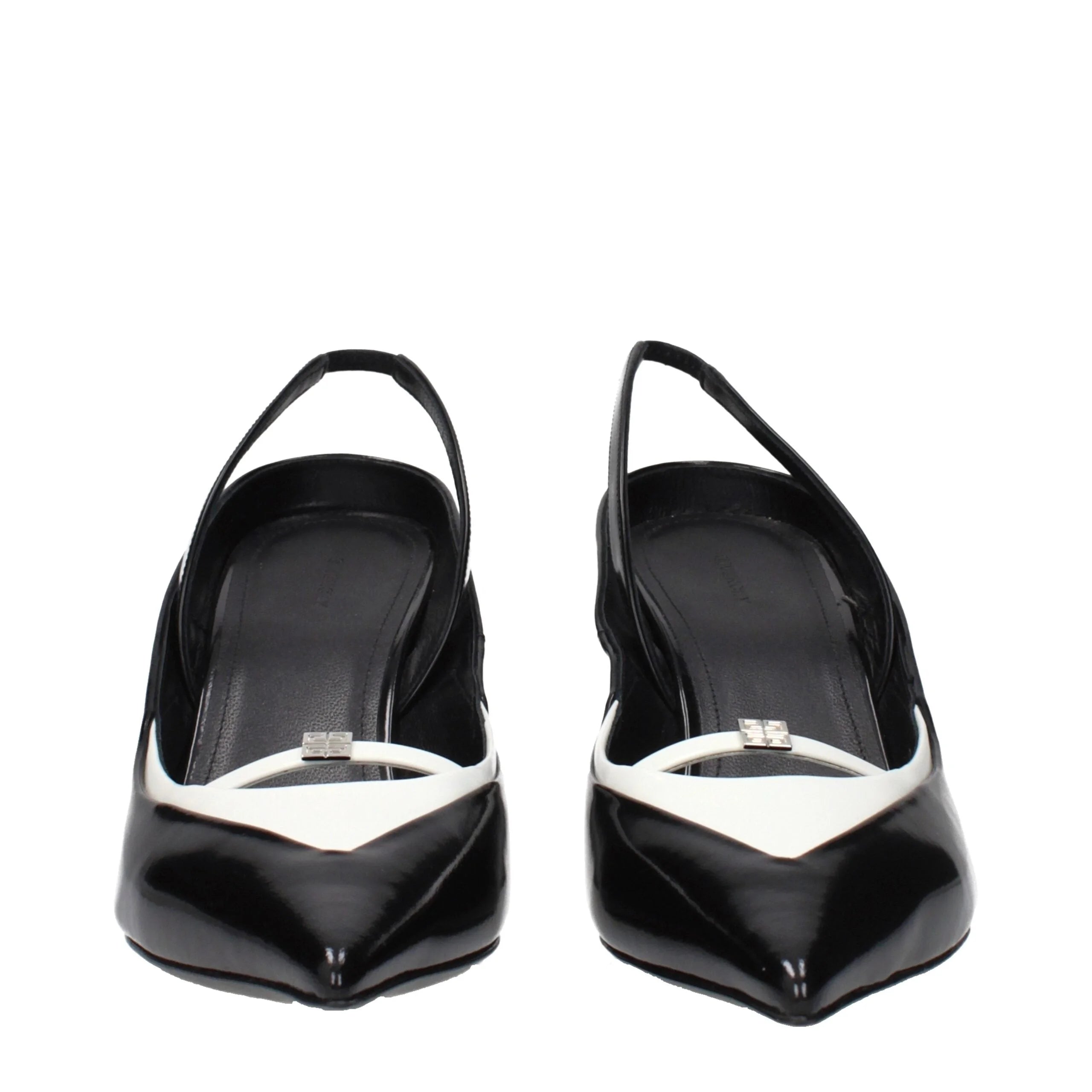 Givenchy Black Leather Wedge Sandals - EU39.5/US9.5