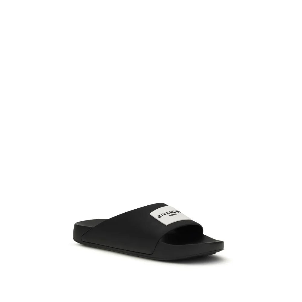 Givenchy Black Rubber Sandals - EU39/US9