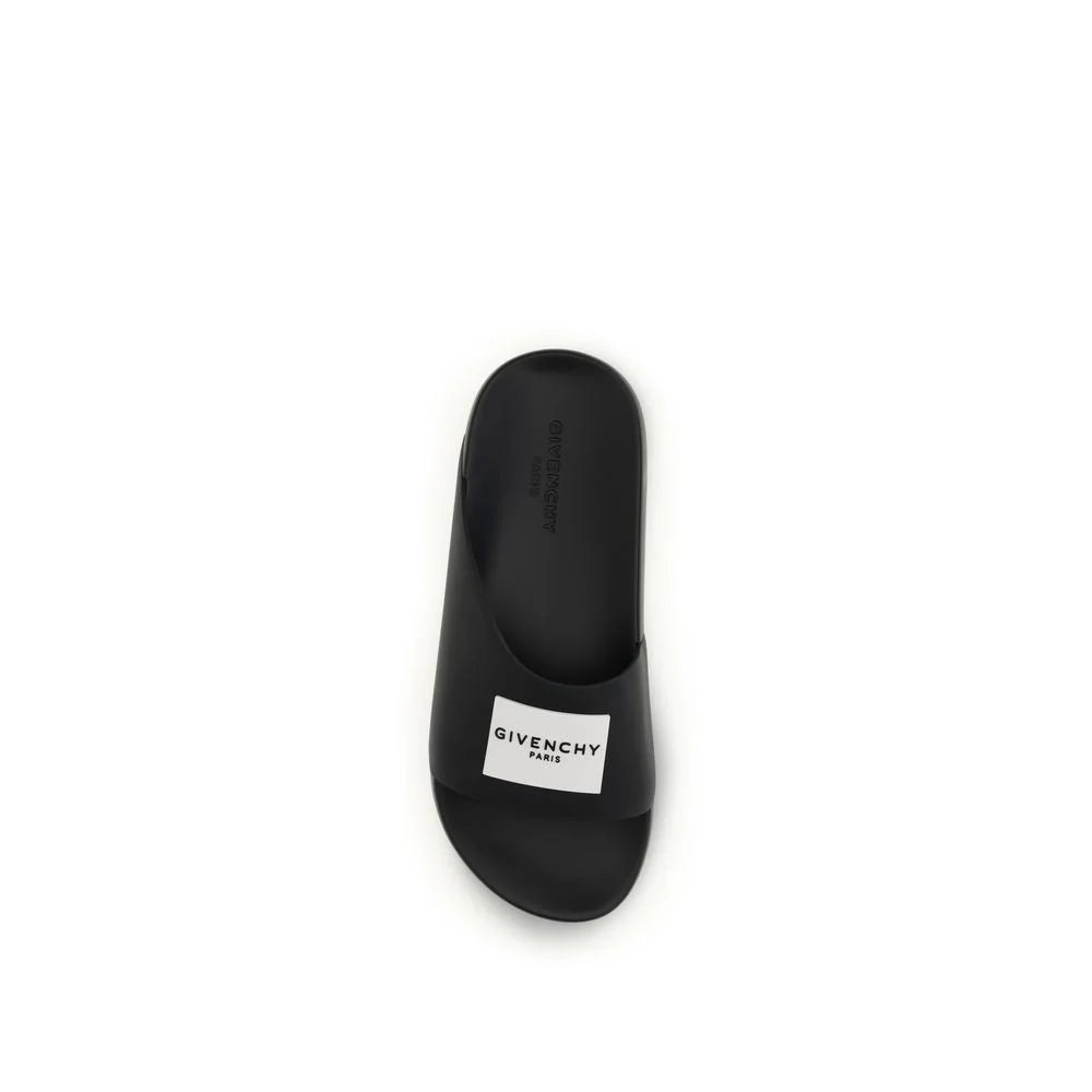 Givenchy Black Rubber Sandals - EU39/US9