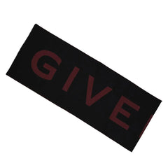 Givenchy Black Virgin Wool Scarf