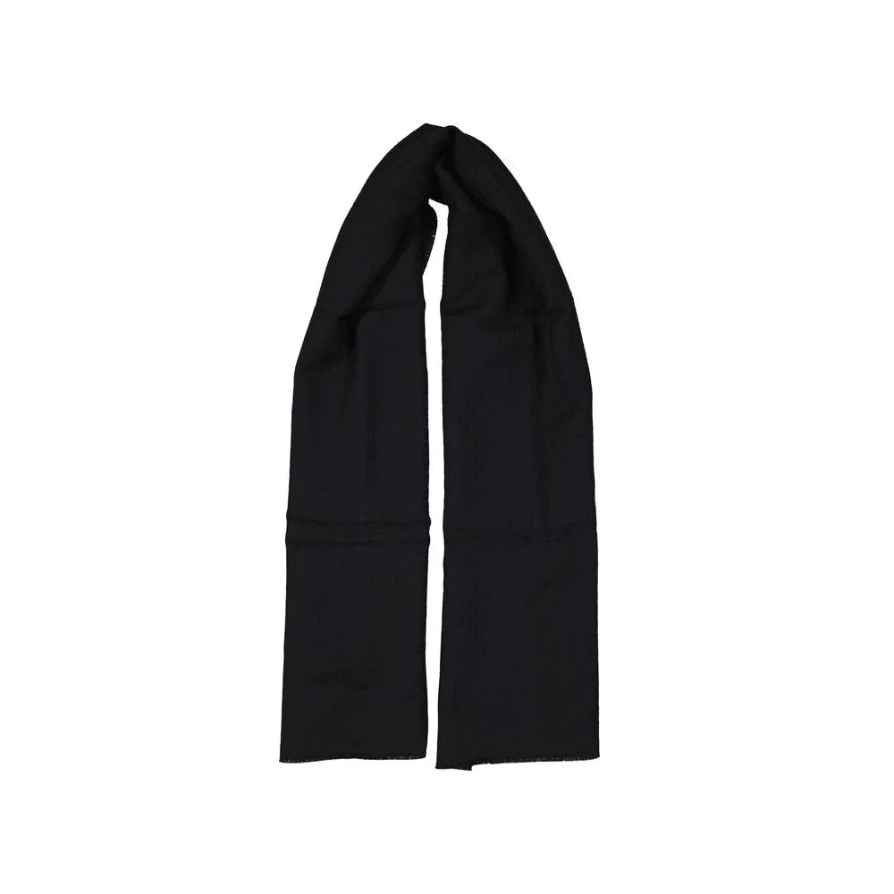 Givenchy Black Virgin Wool Scarf