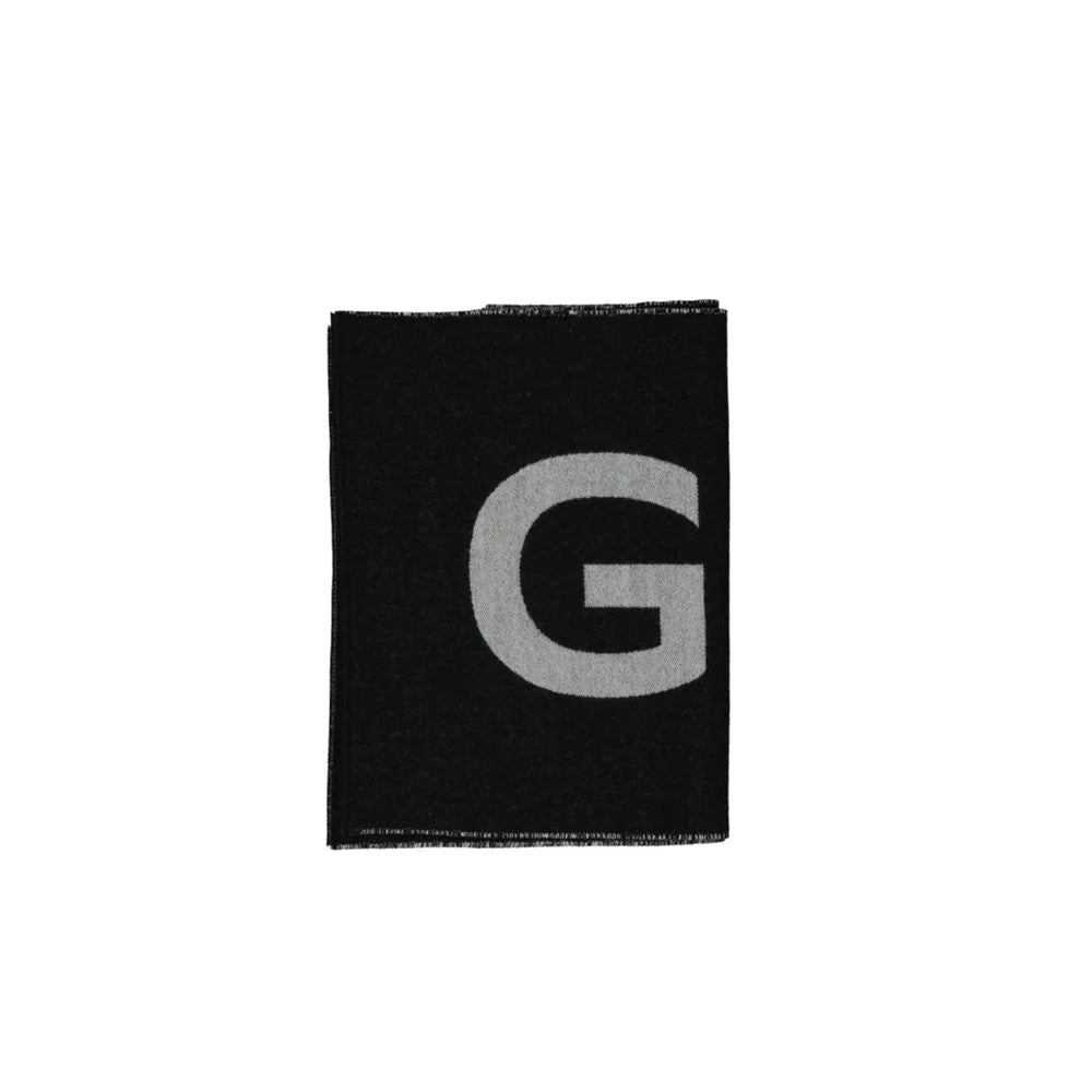 Givenchy Black Virgin Wool Scarf