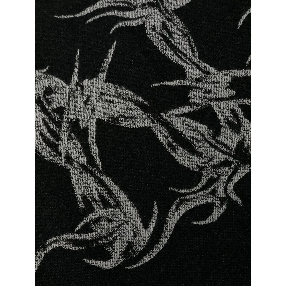 Givenchy Black Virgin Wool Scarf - Scarves & Shawls