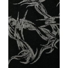 Givenchy Black Virgin Wool Scarf - Scarves & Shawls