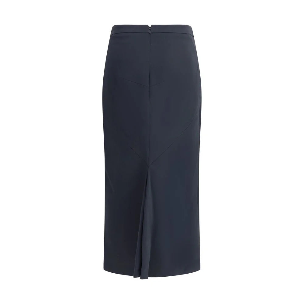 Givenchy Black Viscose Midi Skirt - IT38 | S