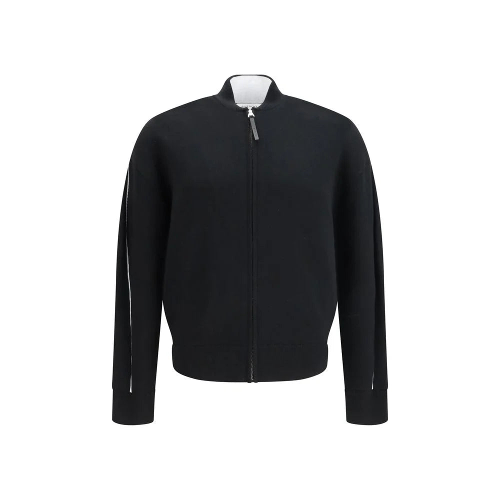 Givenchy Black Wool Cardigan - Cardigans