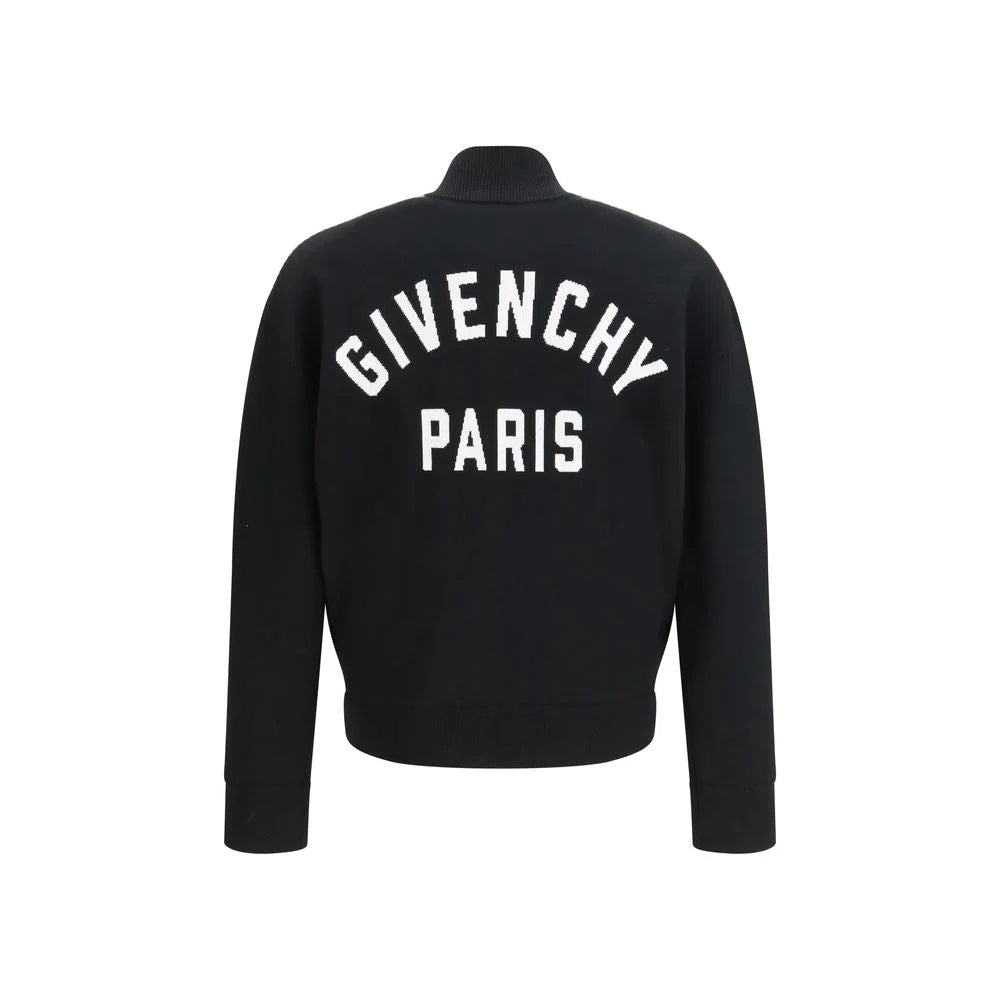 Givenchy Black Wool Cardigan - Cardigans