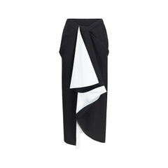 Givenchy Black Wool Oves Aries Midi Skirt - IT38 | S