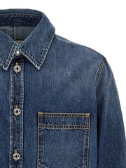 Givenchy Blue Cotton Blouse - M