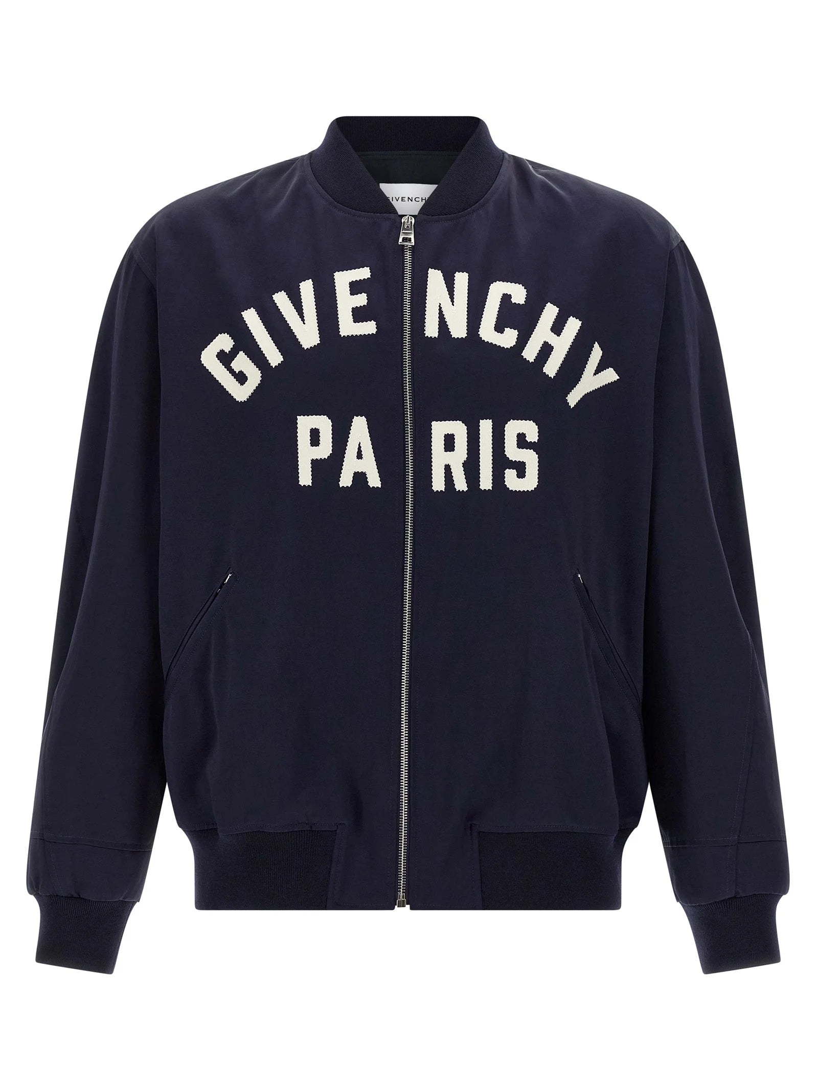 Givenchy Blue Cotton Bomber - 48 | M