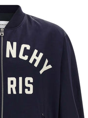 Givenchy Blue Cotton Bomber - 48 | M
