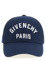 Givenchy Modrá bavlnená šiltovka (baseballová čiapka) – UNI