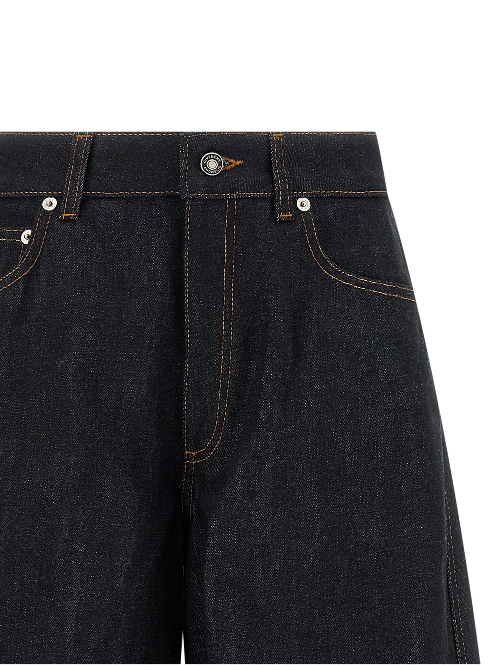 Givenchy Blue Cotton Flared Jeans