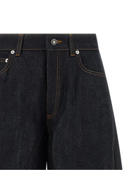 Givenchy Blue Cotton Flared Jeans