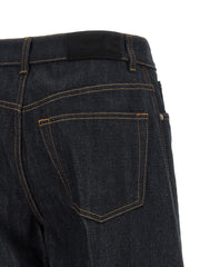 Givenchy Blue Cotton Flared Jeans