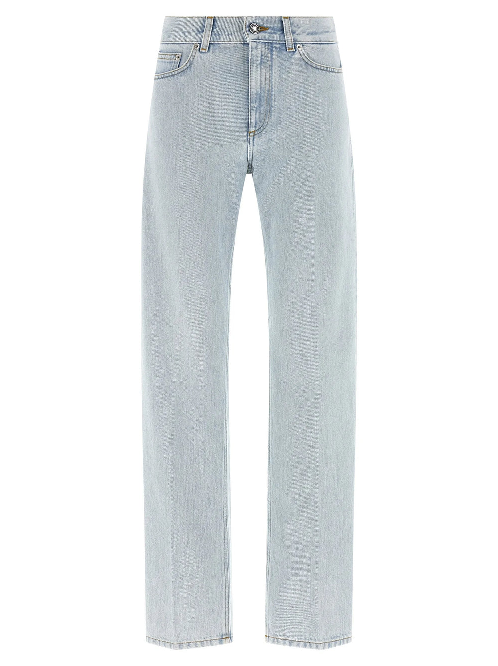 Givenchy Blue Cotton Straight-Leg Jeans