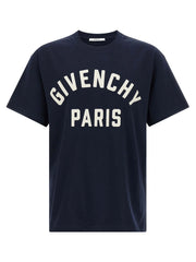 Givenchy Blue Cotton T-Shirt